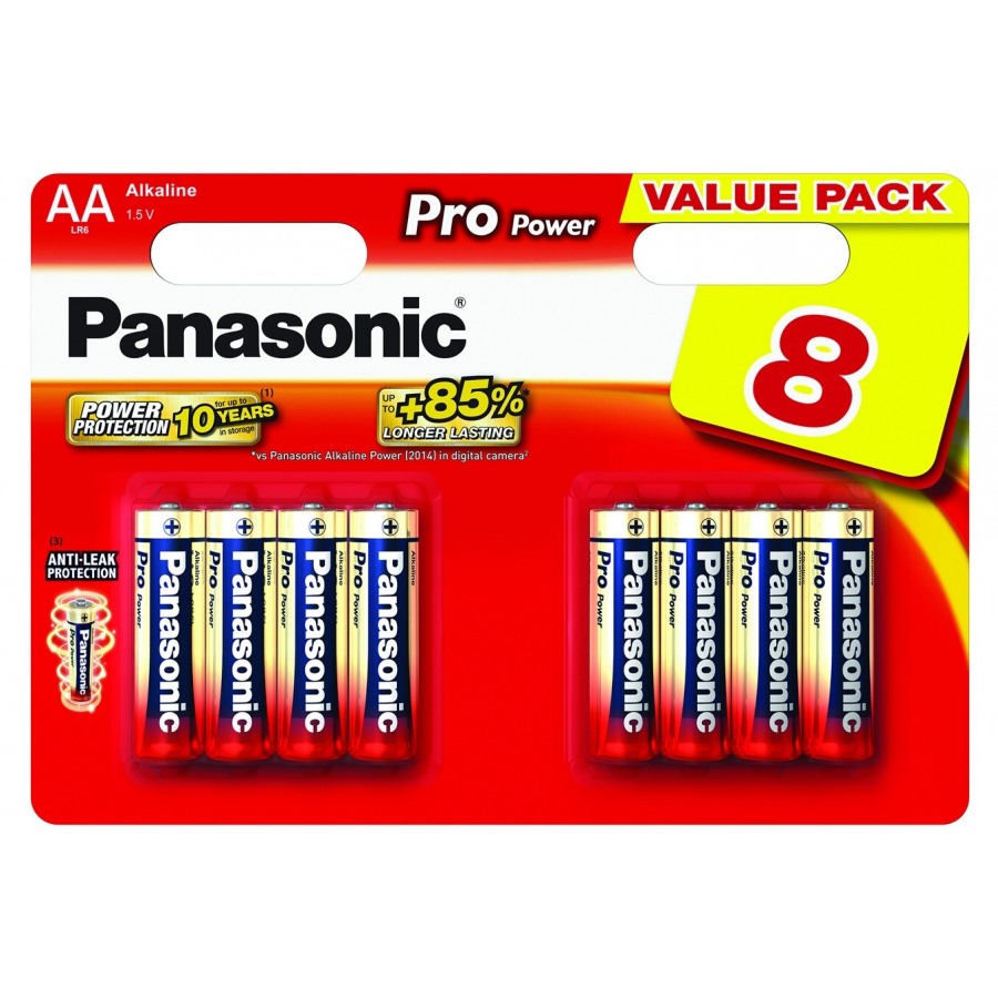 Panasonic PRO POWER LR06 AA x8