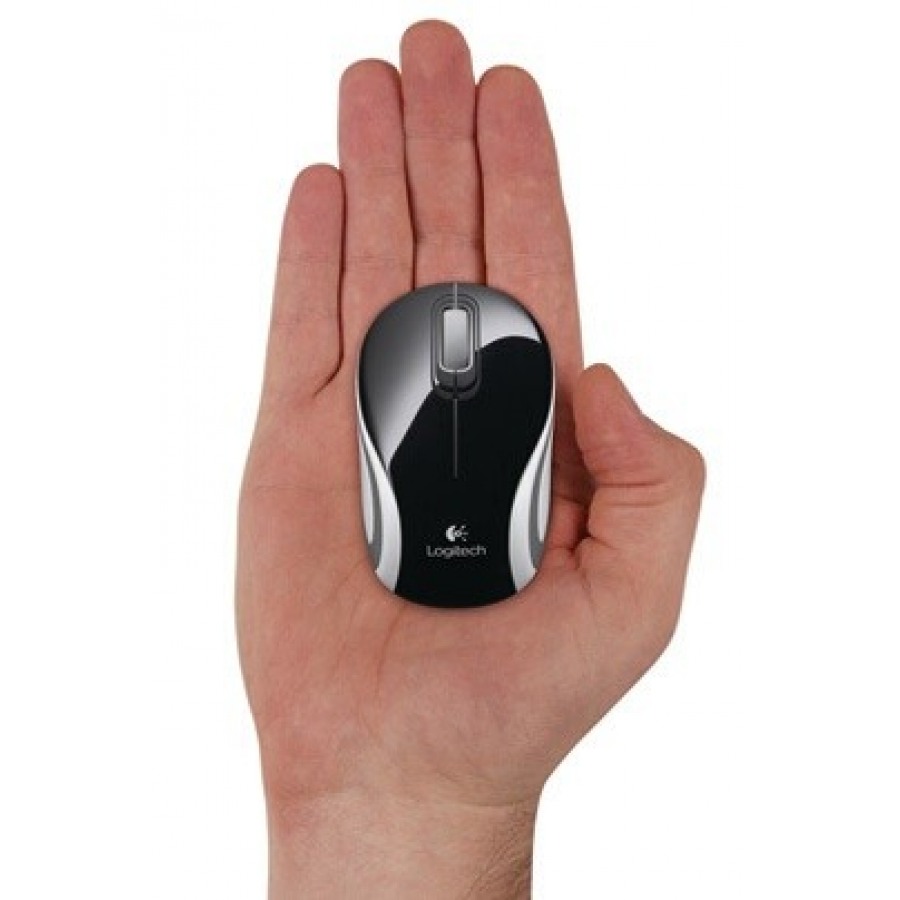 Logitech Wireless Mini Mouse M187 BLACK n°4