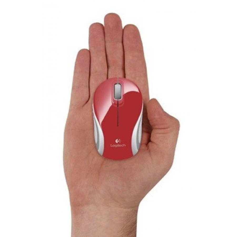 Logitech Wireless Mini Mouse M187 RED n°3