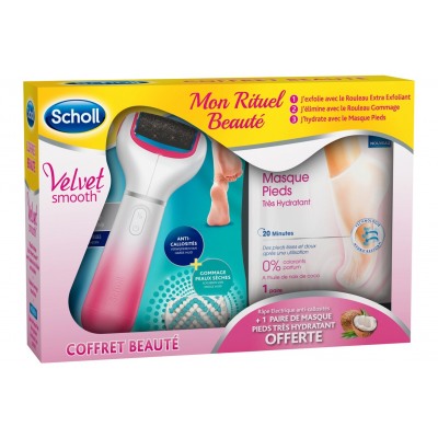 Scholl Coffret Râpe Très Exfoliante + Masque Très Hydratant