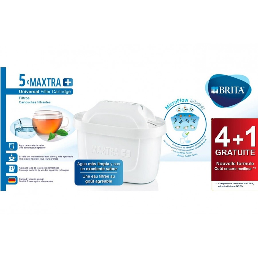Accessoire boisson Brita PACK 4 +1 MAXTRA + - DARTY Guyane
