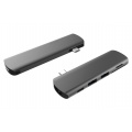 Onearz Mobile Gear Adapt. USB-C vers HDMI, USB-C PD, 1 microSD+SD, audio Space Gray