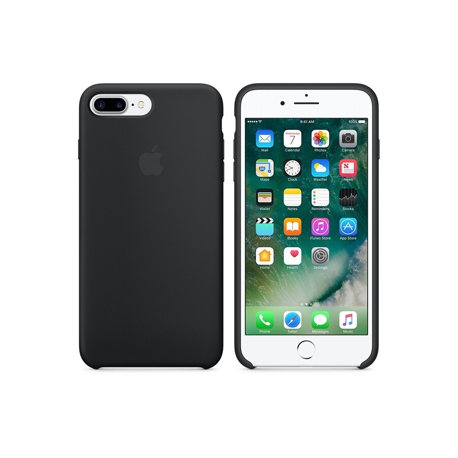 Apple iPhone 7 Plus Silicone Case - Black n°1