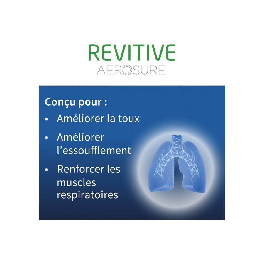 Revitive Aerosure appareil d'aide a la respiration n°6