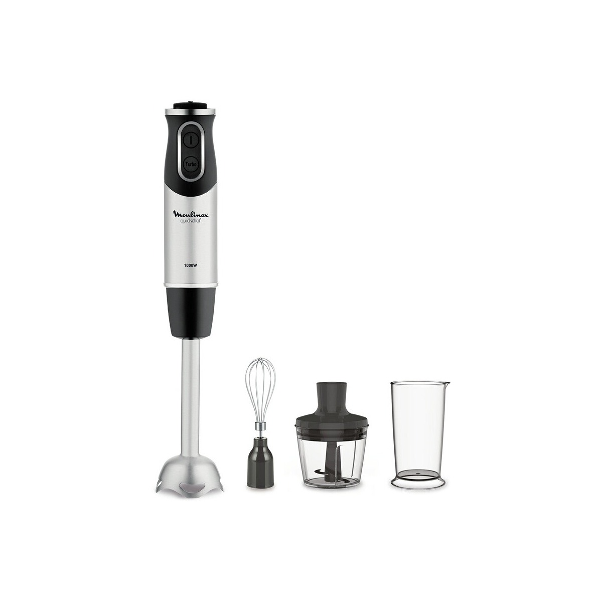 Moulinex DD65AD10 Batidora de Mano Quickchef 1000 W Gris