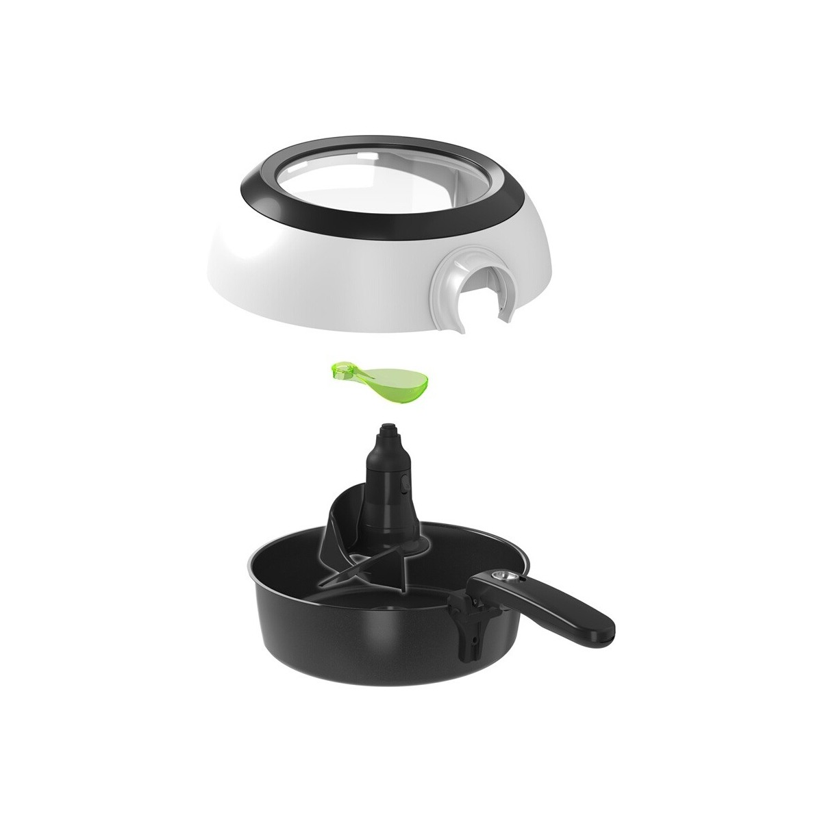 Friteuse à Air SEB Actifry Genius XL - 1,2 Kg - 9 Programmes, écran LCD - Blanc
