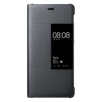Huawei ETUI VIEW FLIP CASE NOIR POUR HUAWEI P9