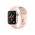Apple Watch Série 4 GPS 40mm Boîtier en aluminium or avec Bracelet Sport rose des sables