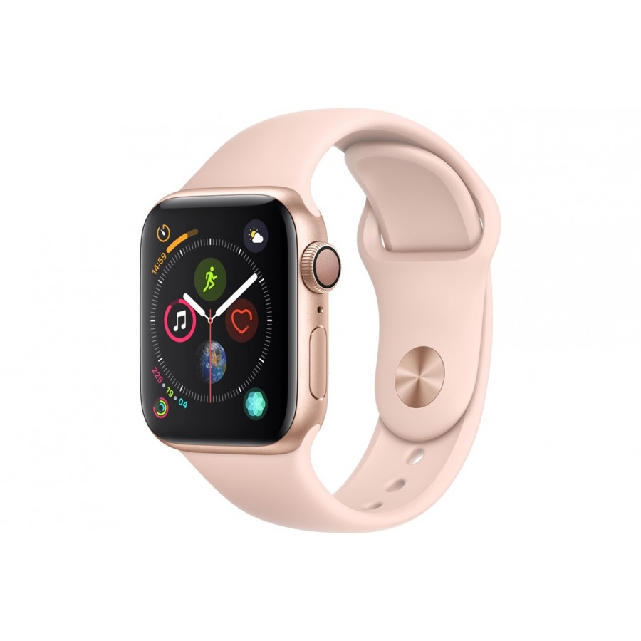 Apple Watch Série 4 GPS 40mm Boîtier en aluminium or avec Bracelet Sport rose des sables n°1