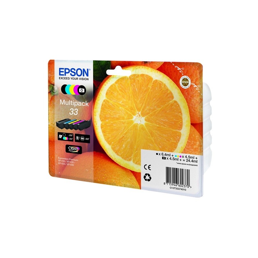Epson Pack Orange T3337 5 couleurs n°1