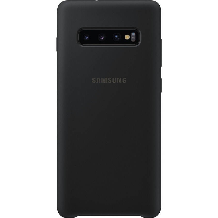 Samsung Coque Silicone ultra fine pour Samsung Galaxy S10+ Noir n°1