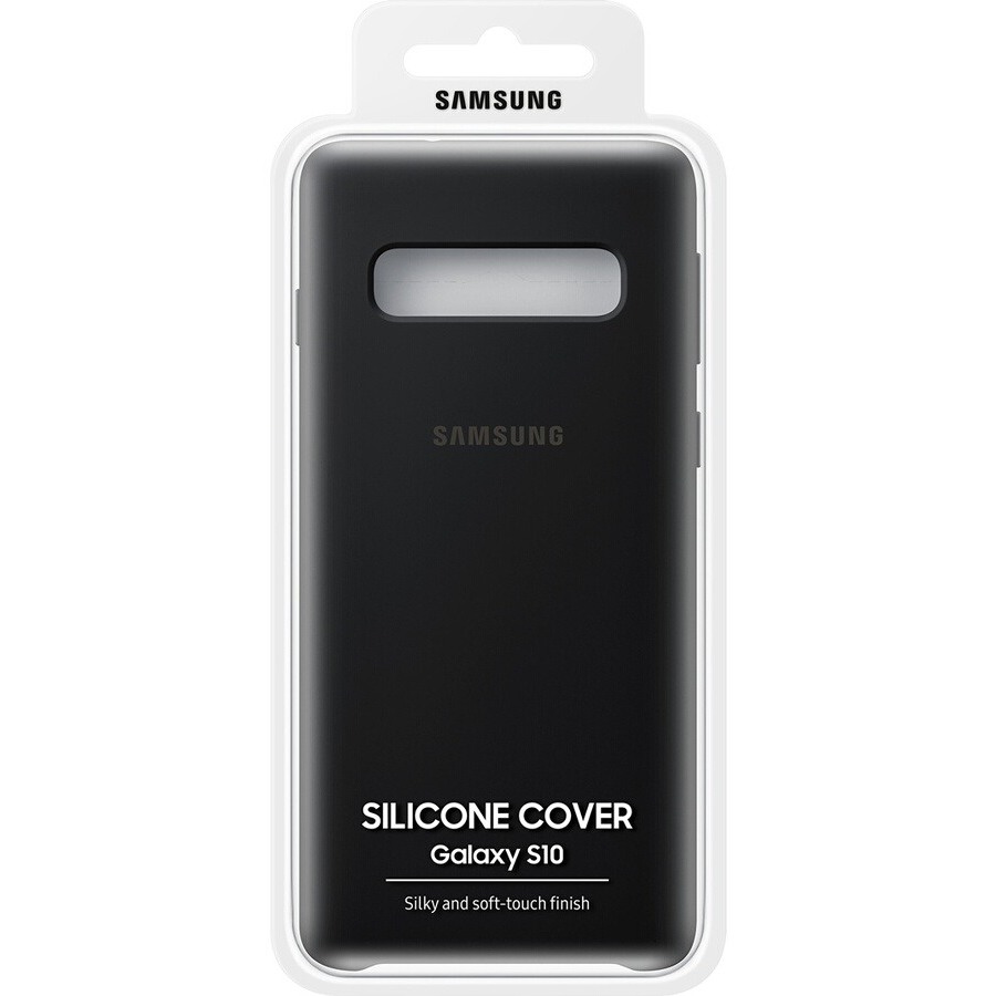 Samsung Coque Silicone ultra fine pour Samsung Galaxy S10 Noir n°3