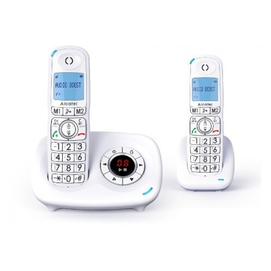 Téléphone Fixe sans Fil avec répondeur Alcatel XL785 Blanc