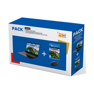 Lenovo Pack famille IdeaPad S145 + souris + Minecraft