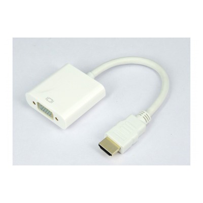 Temium Adaptateur HDMI vers VGA 0,2M Blanc