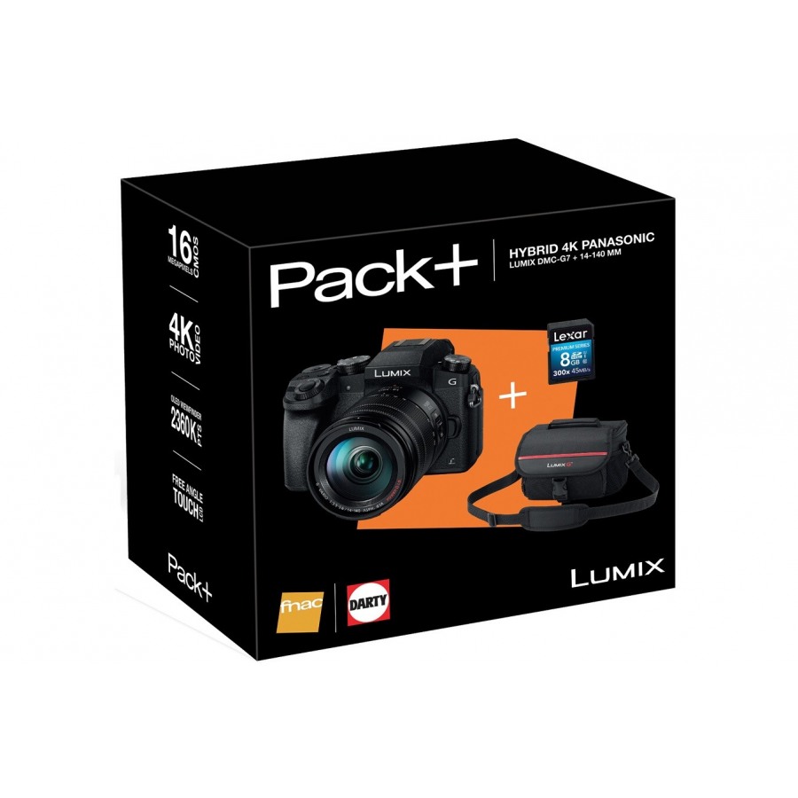 Panasonic PACK LUMIX G7 + 14-140MM + HOUSSE + SD16GO n°1