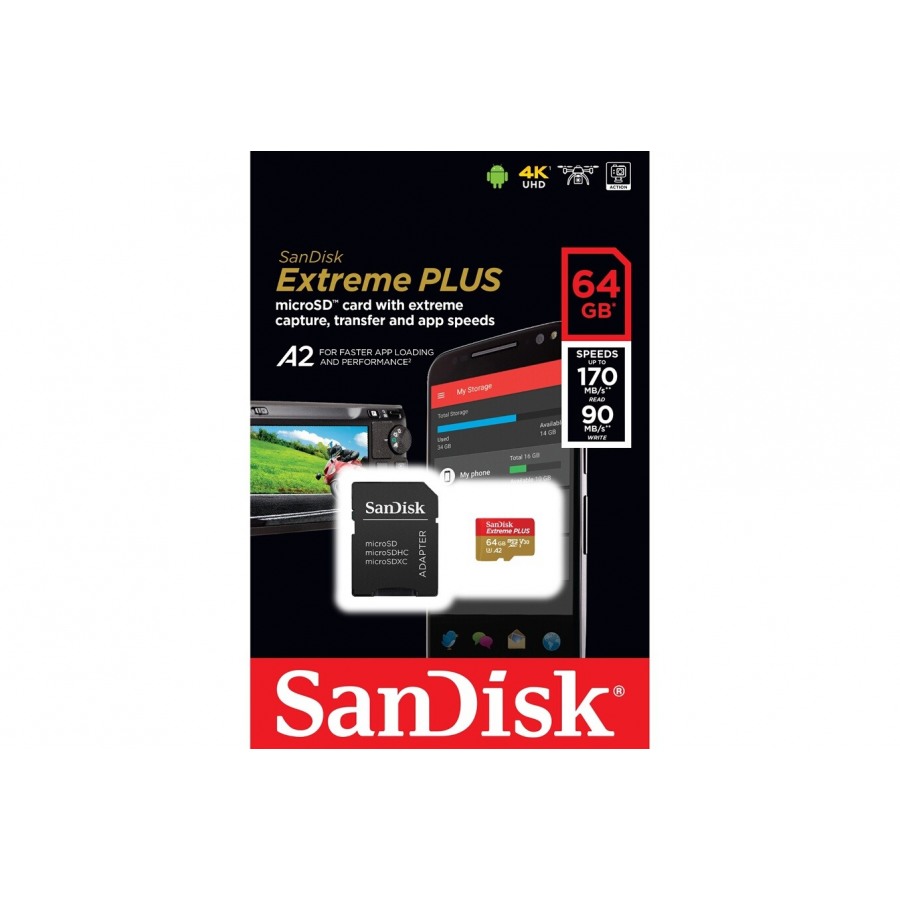 Carte mémoire Sandisk SD ULTRA 128 GO - DARTY