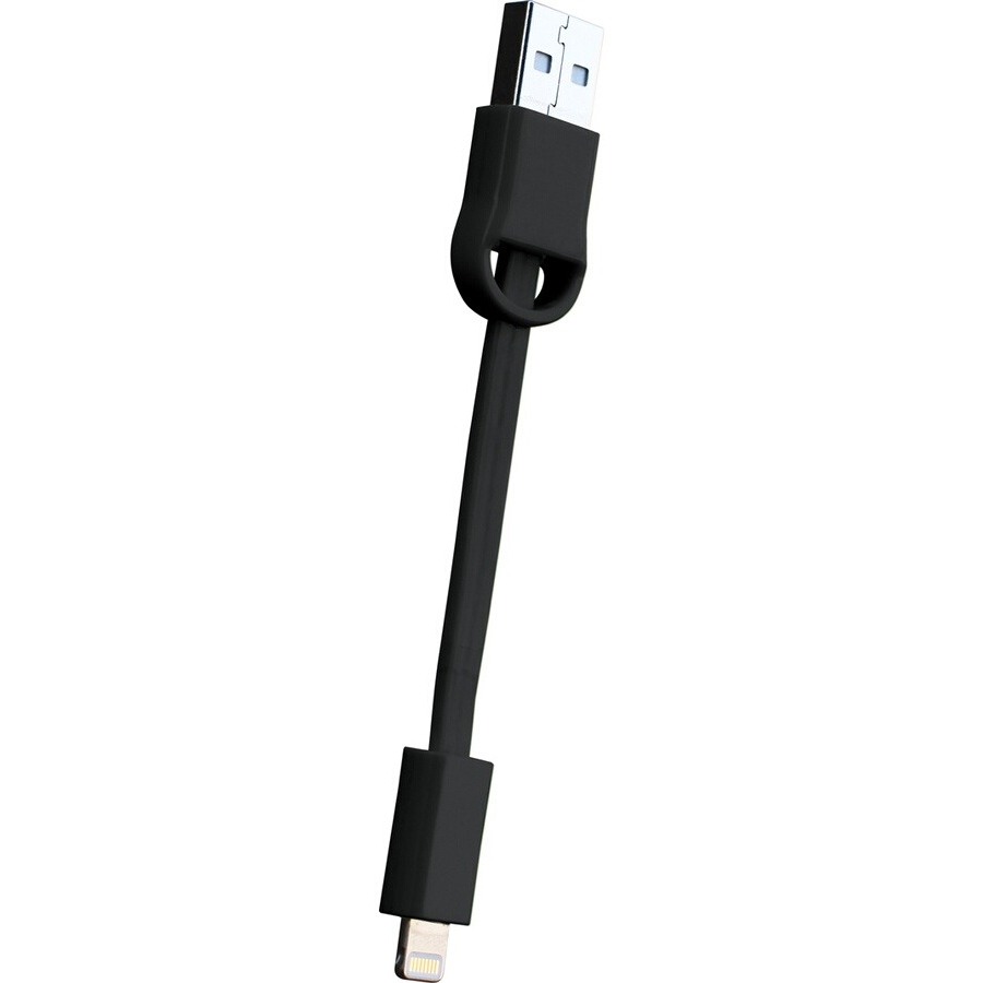 Temium PORTE CLE USB 2.0 NOIR VERS LIGHTNING