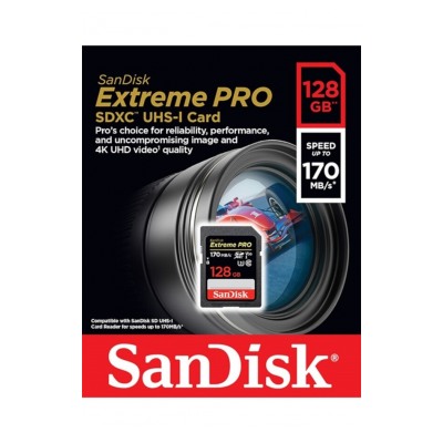 Sandisk Extreme Pro SDXC Card 128GB
