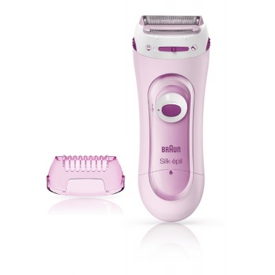 Braun Silk-épil Lady Shaver 5-100 Rose, et Tondeuse Pour Femme Sans Fil  LS5100