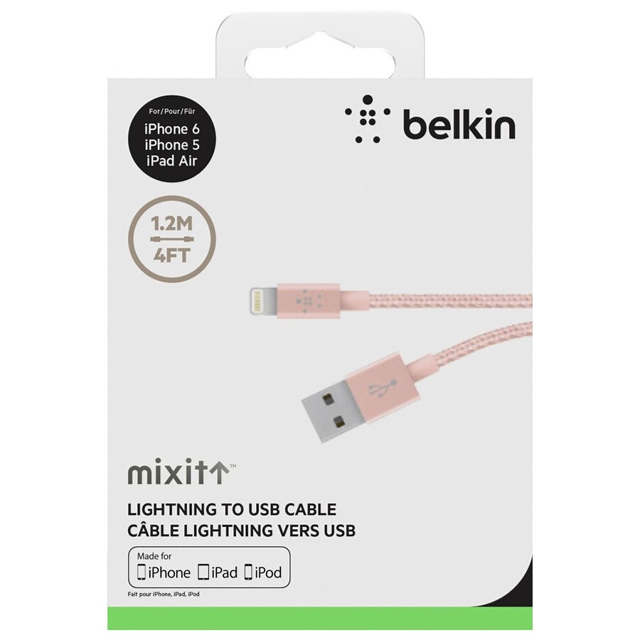 Belkin CABLE LIGHTNING 1.2M OR ROSE n°2