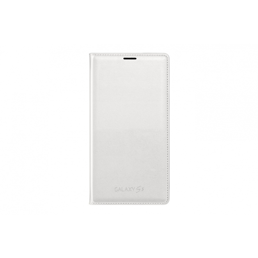 Samsung Etui Flip Wallet Blanc pour Galaxy S5