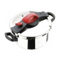 Sitram Set autocuiseur SITRAPRO 6 L + 4 L en acier inoxydable avec couvercle