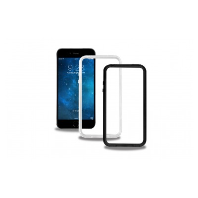 Blueway 2 BUMPERS NOIR ET TRANSPARENT POUR IPHONE 6/6S