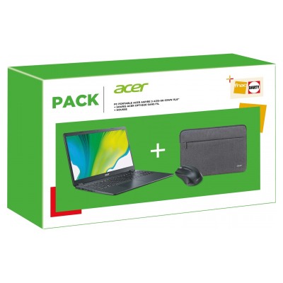 Acer Pack Aspire A315-56-33WN + Souris sans fil + housse