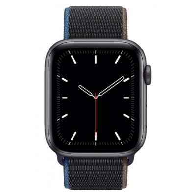 Apple Watch SE GPS + Cellular, 44mm boitier aluminium gris sidéral avec bracelet sport charbon