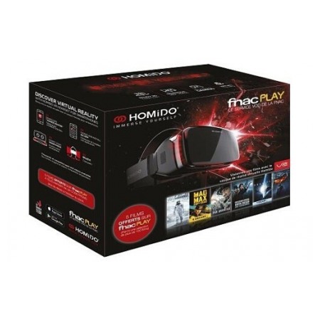 Casque de r alit virtuelle Homido V2 NOIR 5 FILMS FNAC PLAY