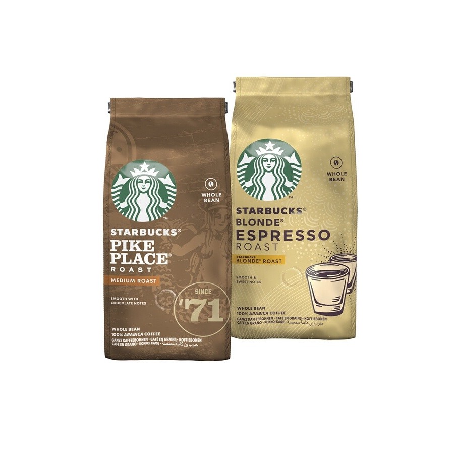 Combiné Expresso Cafetière Krups ESSENTIAL Grise avec mousseur et 2 paquets  café Starbucks - DARTY Guyane