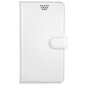 Temium ETUI FOLIO BLANC UNIVERSEL 4" ou moins