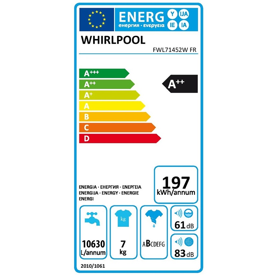 Whirlpool FWL71452WFR n°7