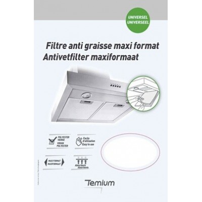 Temium FILTRE ANTI GRAISSE MAXI FORMAT