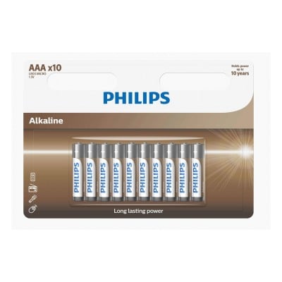 Philips PACK DE 10 PILES AAA