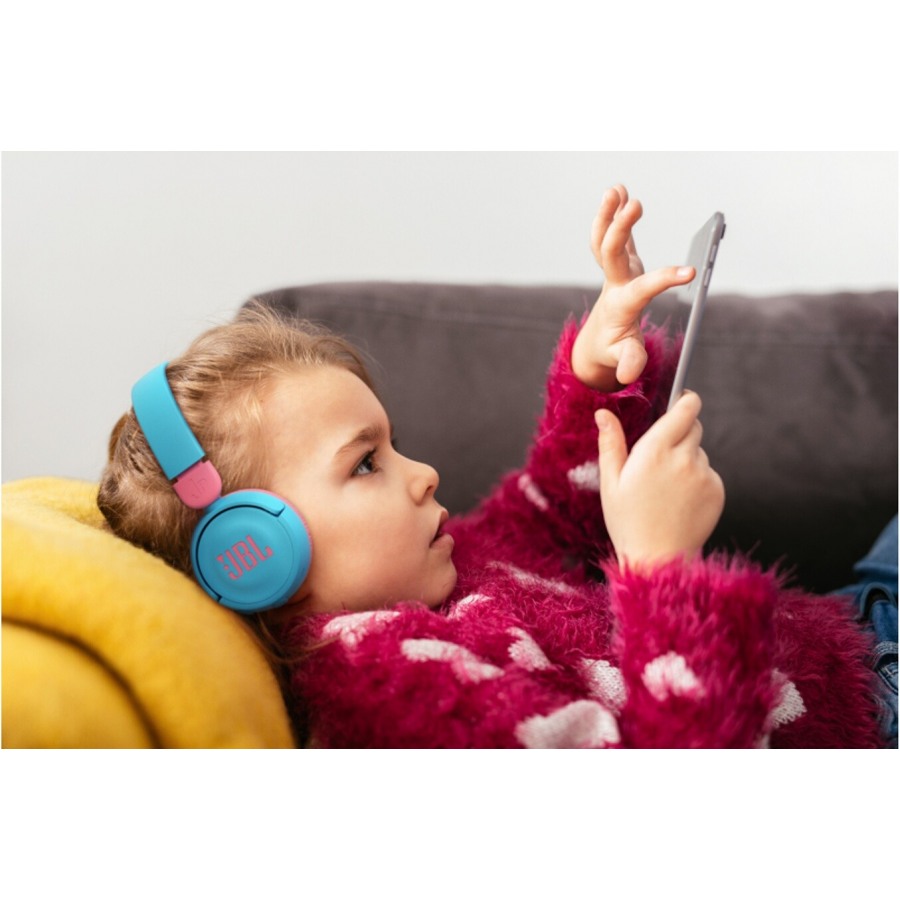 Casque audio filaire pour enfant JBL JR 310 Bleu et Rouge - Casque audio