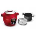 Moulinex Moulinex Multicuiseur Cookéo+ YY4393FB Rouge + 2 livres de recettes inclus