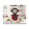 Moulinex Moulinex Multicuiseur Cookéo+ YY4393FB Rouge + 2 livres de recettes inclus