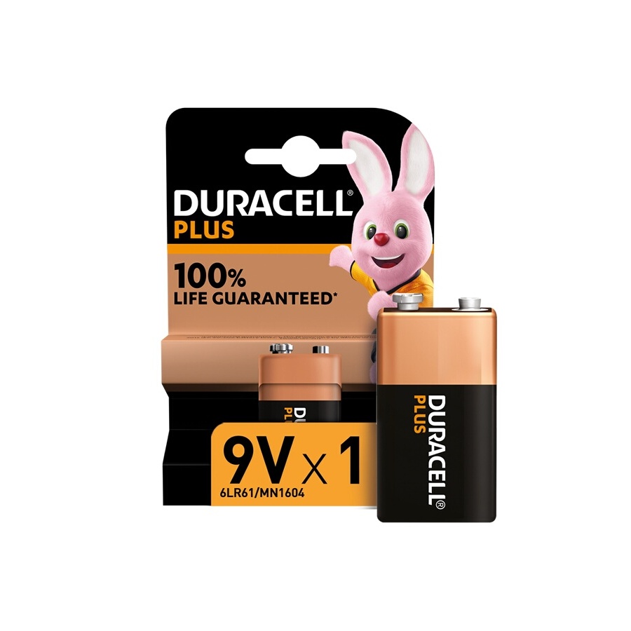 Duracell Pile alcaline Duracell Plus, 9V 6LR61 n°1