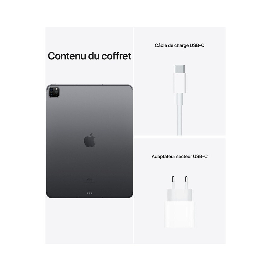 Apple NOUVEL IPAD PRO 12,9 M1 256GO GRIS SIDERAL WI-FI n°9