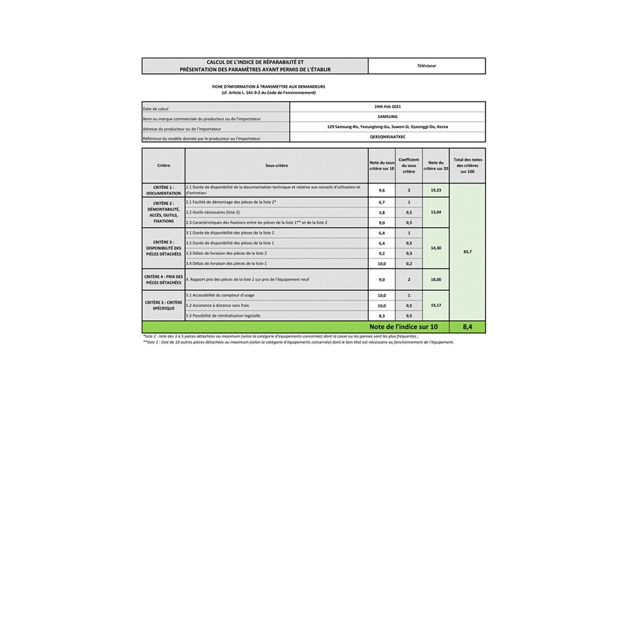 Samsung QE85QN95A Neo QLED 2021 n°12
