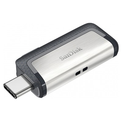 INTEGRAL Clé USB-C et USB-A 3.0 Dual – 128Go – Gris - Clés