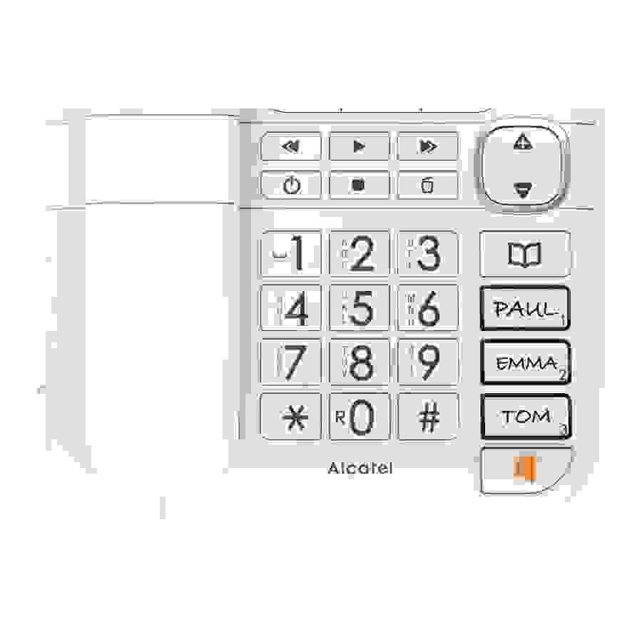 Alcatel XL785 Combo (base filaire + combiné DECT) avec répondeur, grand écran et grosses touches n°4