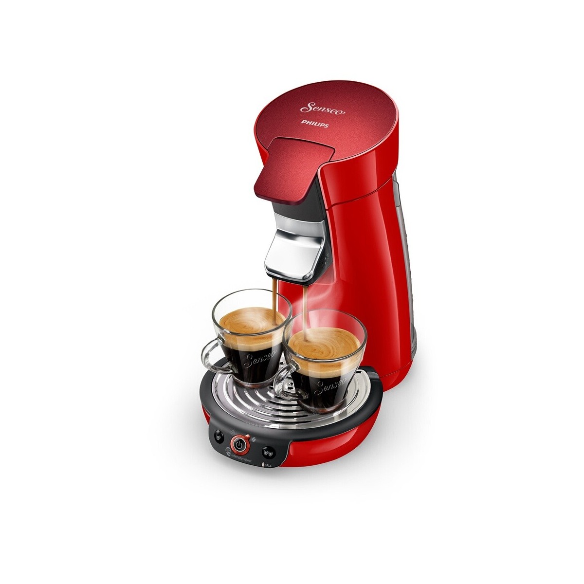 Cafetière Philips SENSEO VIVA CAFE HD6564/81 Rouge scintillant - DARTY ...