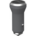 Force Power Chargeur allume cigare Power Delivery 2 USB A + C 37W Gris