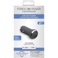 Force Power Chargeur allume cigare Power Delivery 2 USB A + C 37W Gris