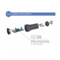 Force Power Chargeur allume cigare Power Delivery 2 USB A + C 37W Gris