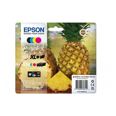 Epson PACK 604 ANANAS 4 couleurs + noir XL