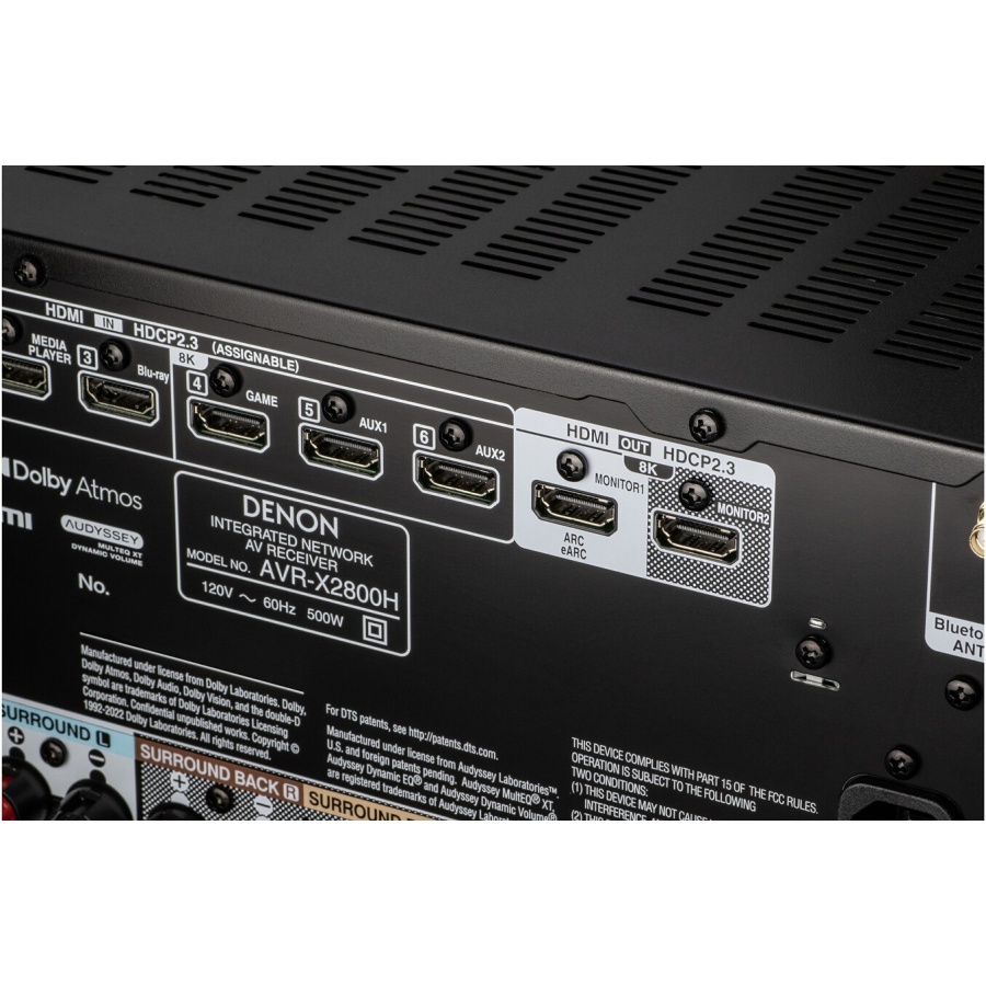 Denon AVR-X2800H DAB Noir n°9
